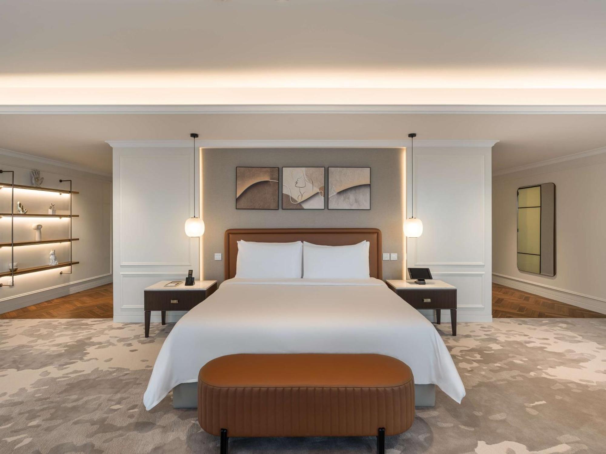 Kempinski The Boulevard Dubái Exterior foto A bedroom at the hotel