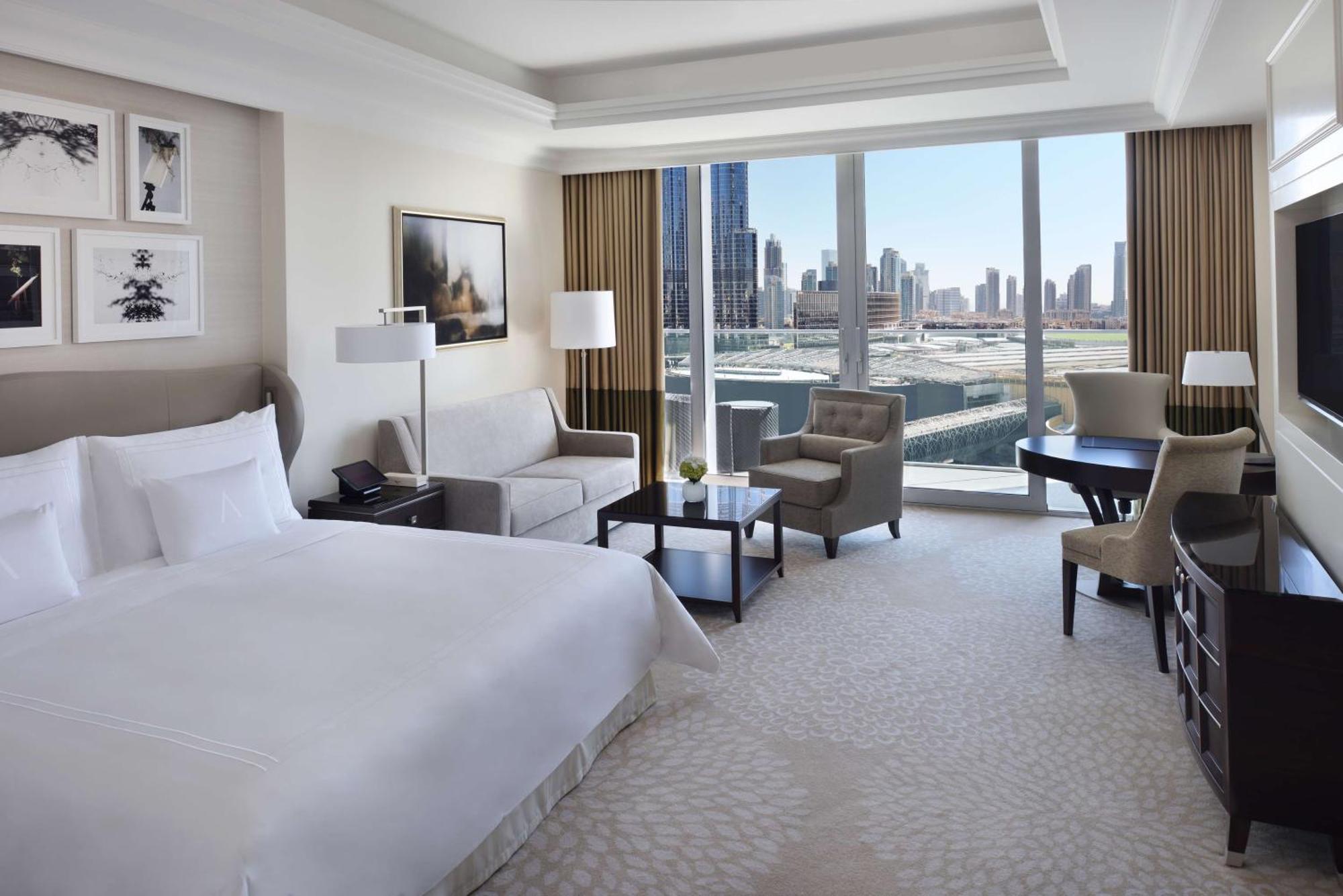 Kempinski The Boulevard Dubái Exterior foto A room at the Jumeirah Emirates Towers Hotel